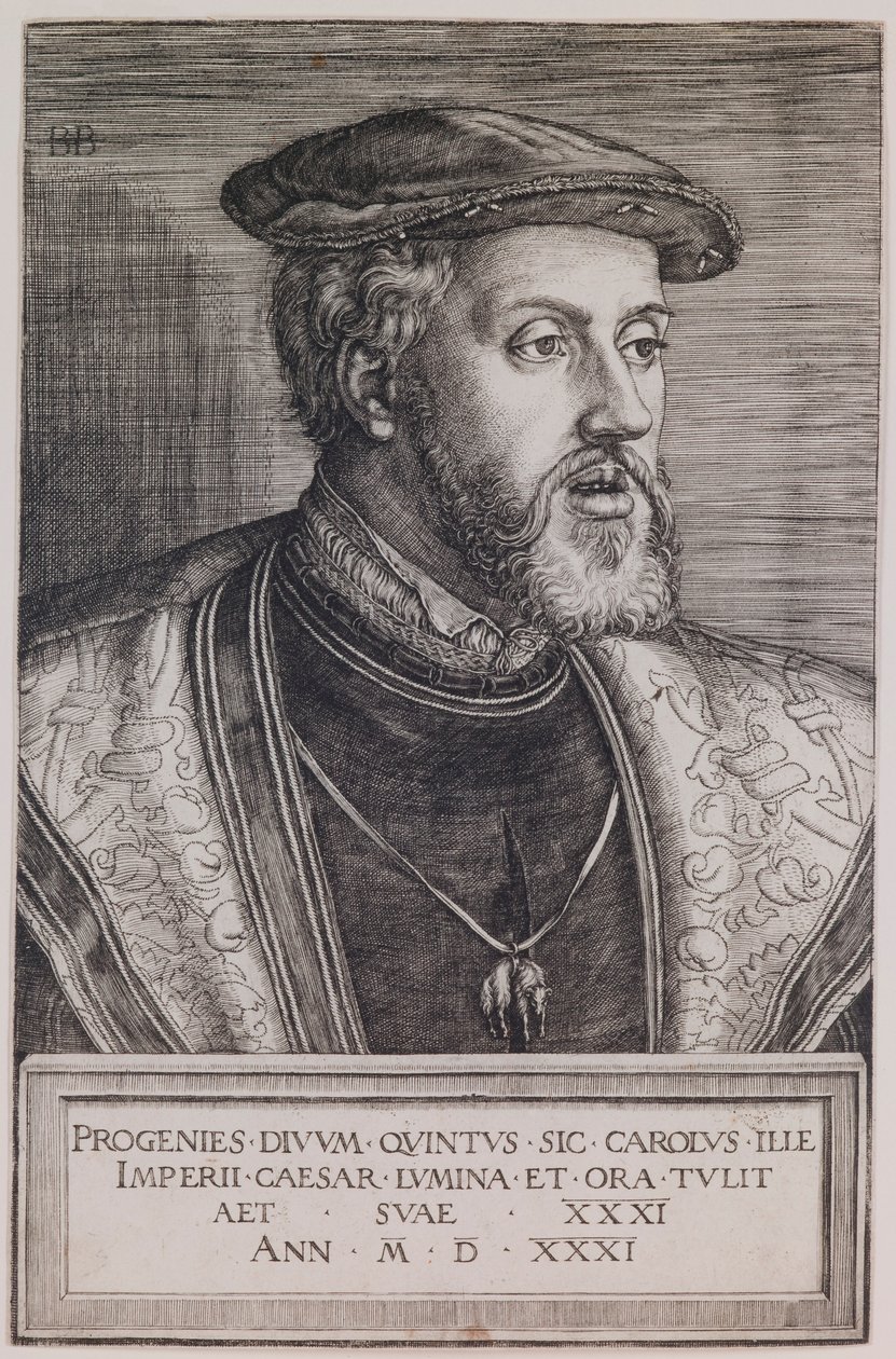 V. Károly császár alkotó: Barthel Beham