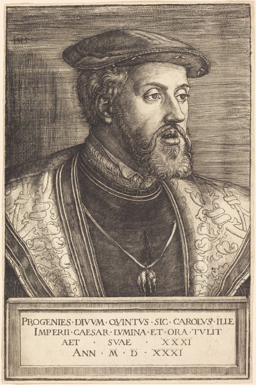 V. Károly császár alkotó: Barthel Beham