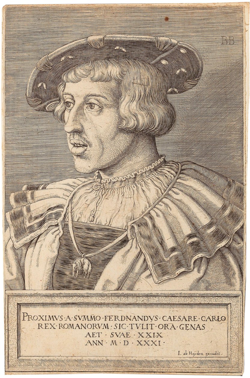 I. Ferdinánd császár portréja 1503-1564, 1531. alkotó: Barthel Beham
