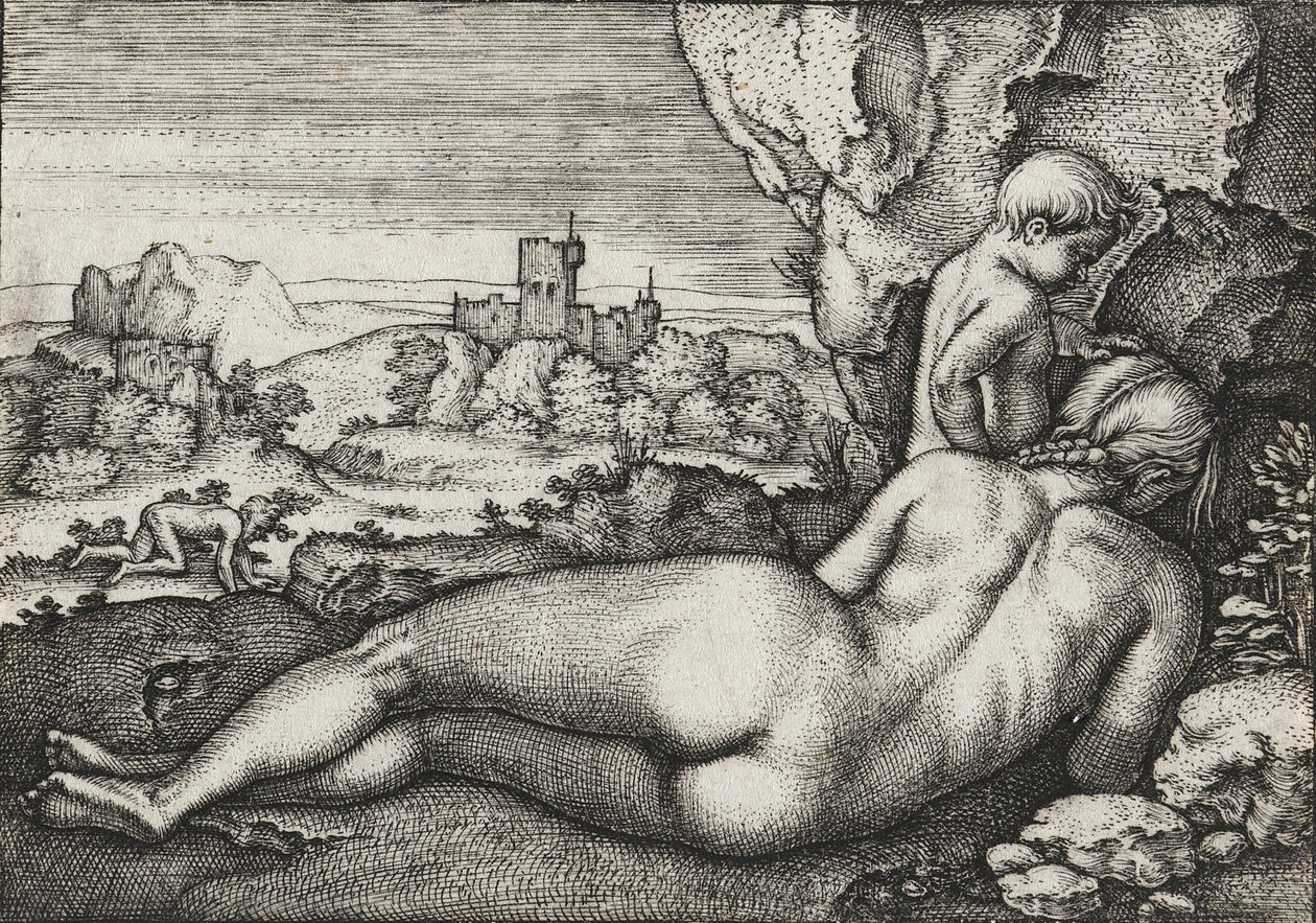 Aranyszájú Szent János vezeklése alkotó: Barthel Beham