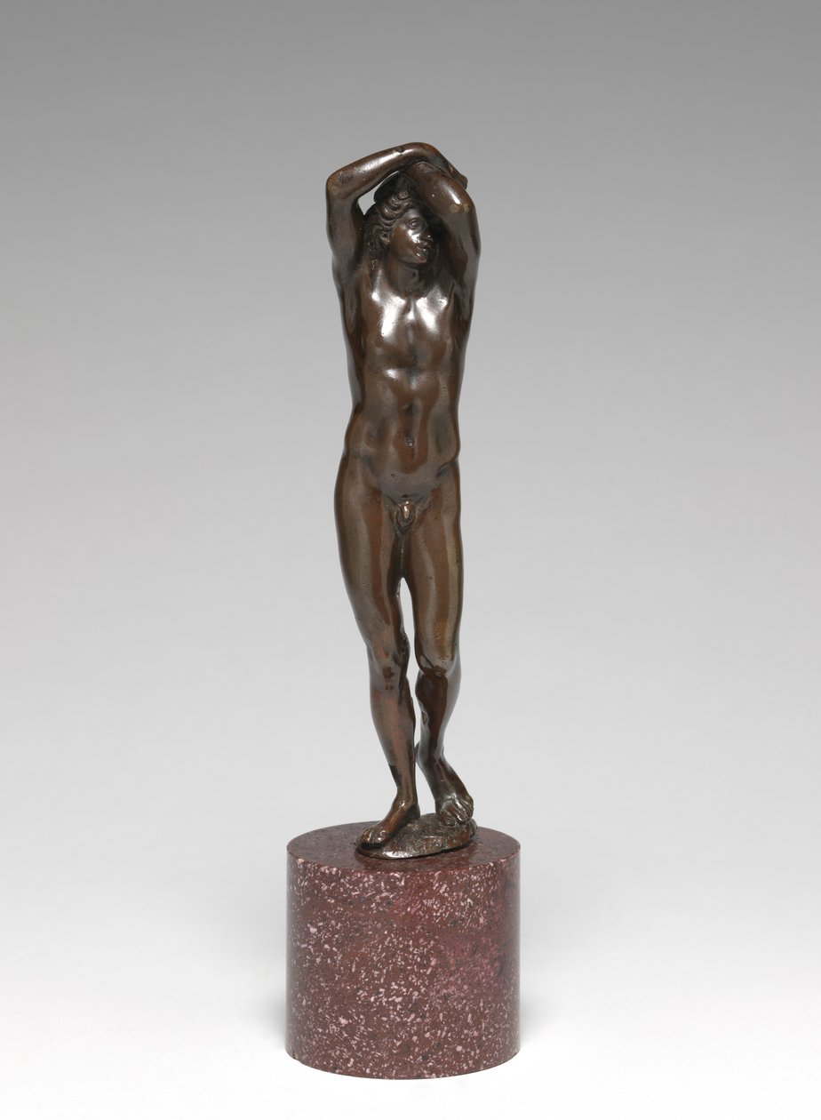 Álló ifjú, Nárcisz néven, 1650 körül (réz és bronz) alkotó: Barthelemy Prieur