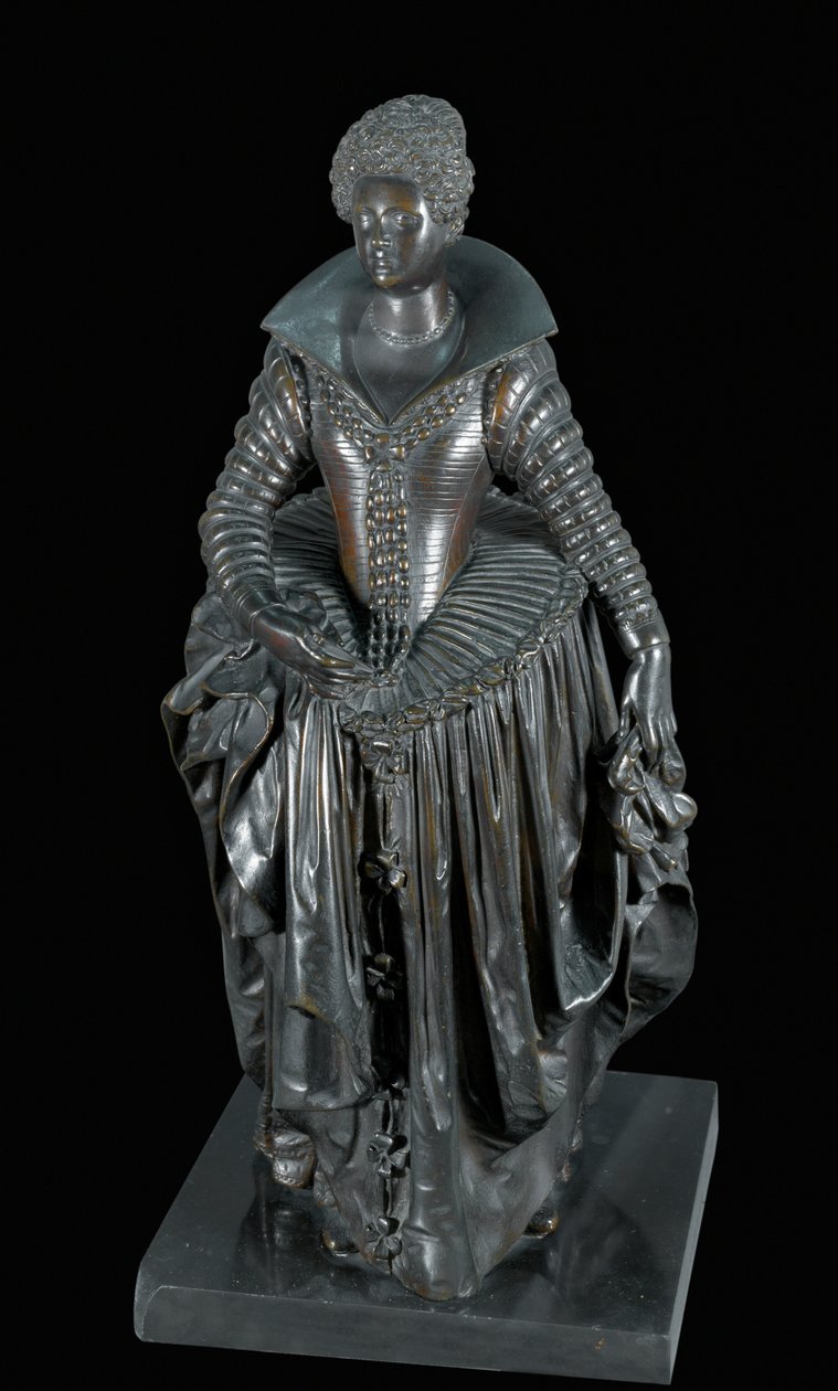 Marie de Medici. Bronz ... alkotó: Barthelemy Prieur