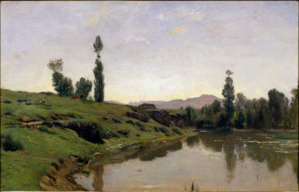 Artemare II folyópartja alkotó: Barthélemy Menn