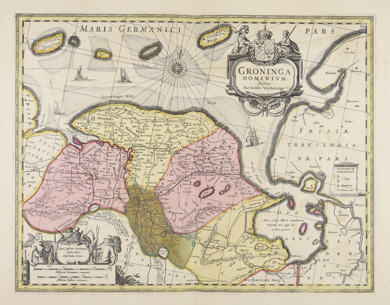 Groninga dominium / auctore Bartholdo Wicheringe alkotó: Barthold Wicheringe