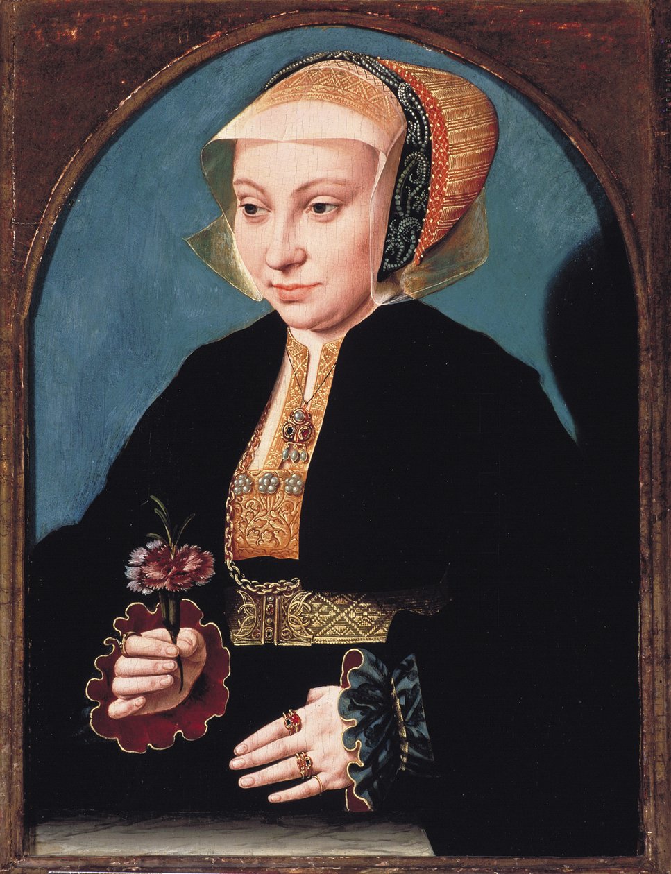 Hölgy portréja, 1539 körül alkotó: Bartholomaeus Bruyn