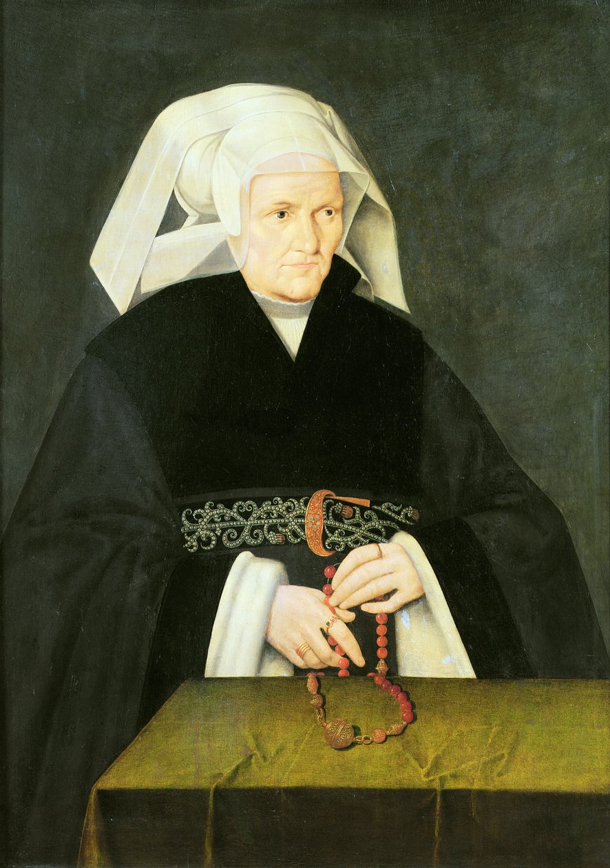 Női portré, 1550 körül alkotó: Bartholomaeus Bruyn