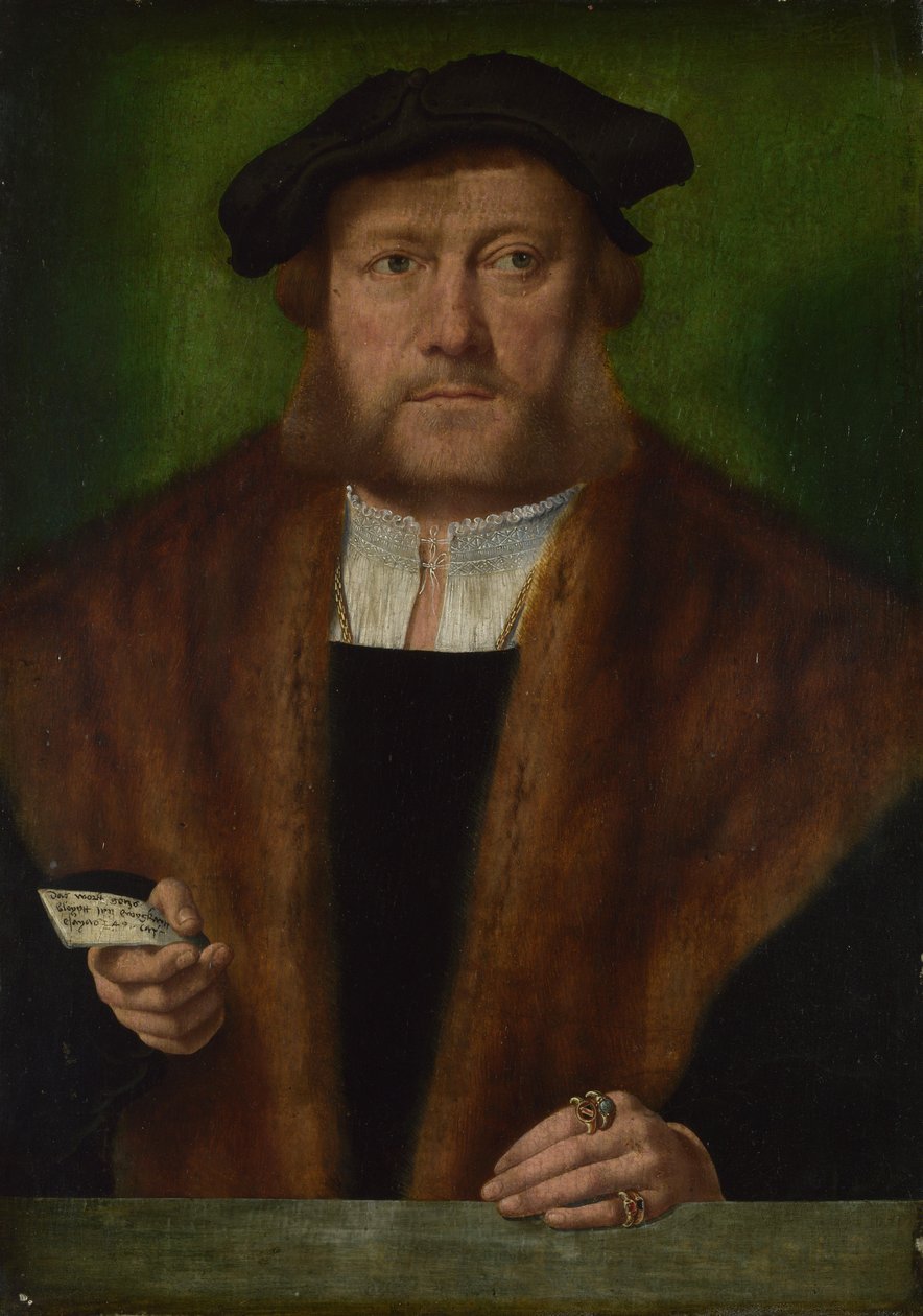 Egy férfi, valószínűleg a Strauss családból alkotó: Bartholomaeus Bruyn the Elder