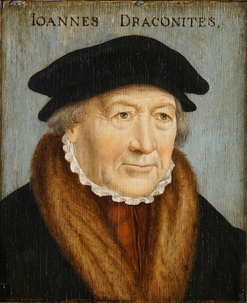 Johannes Draconites portréja alkotó: Bartholomaeus Bruyn the Elder