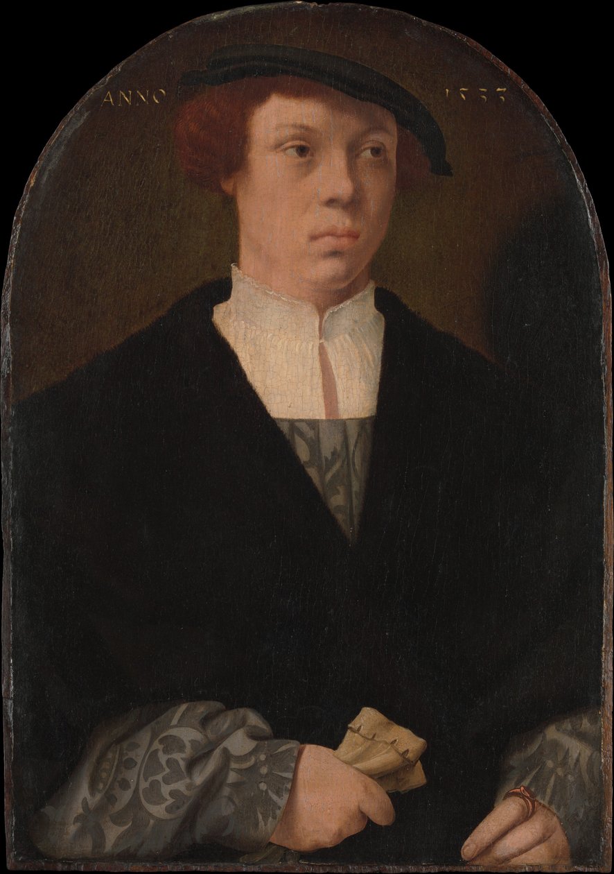 Férfi portré, 1533. alkotó: Bartholomaeus Bruyn the Elder