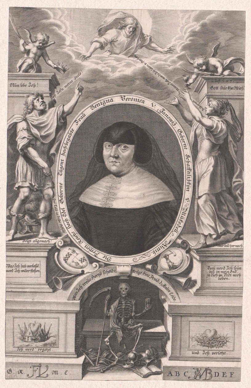 Benigna Veronica Schaffalizky von Mukodell (nyomtatás) alkotó: Bartholomäus Kilian