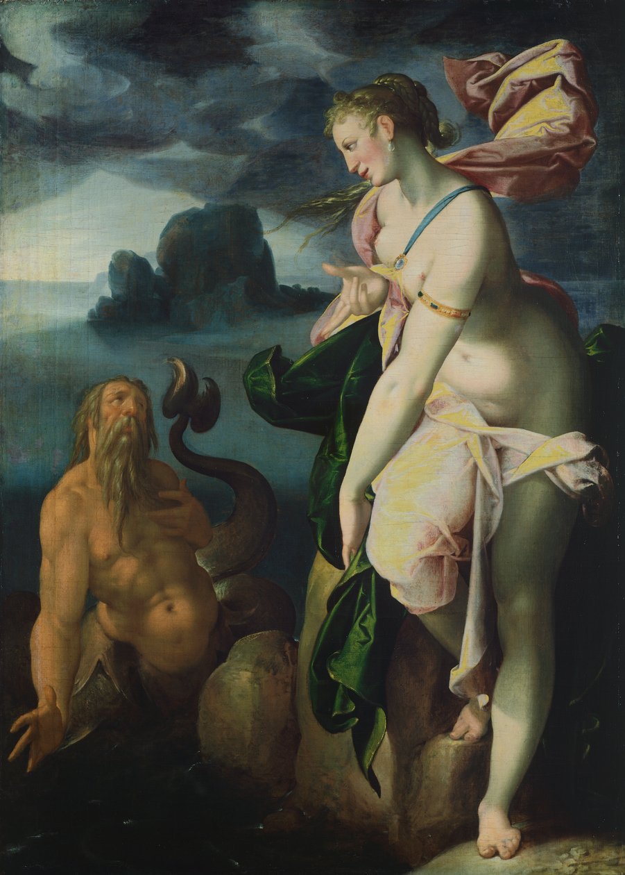 Glaucus és Scylla alkotó: Bartholomaeus Spranger