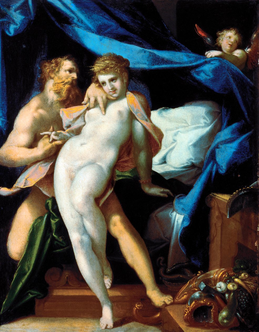 Vénusz és Maia alkotó: Bartholomaeus Spranger