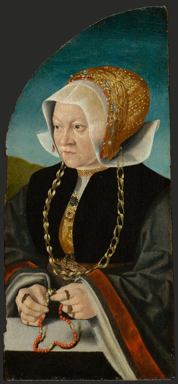 Sibilla Kessel portréja, 1540 körül (olaj, tábla) alkotó: Bartholomaeus the Elder Bruyn