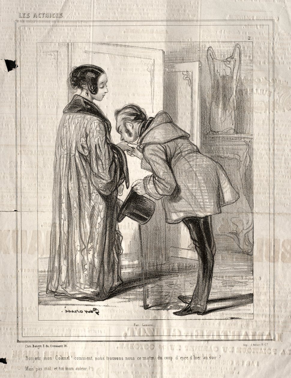 A színésznők: Helló ezredes! alkotó: Bartholomaus Seutter
