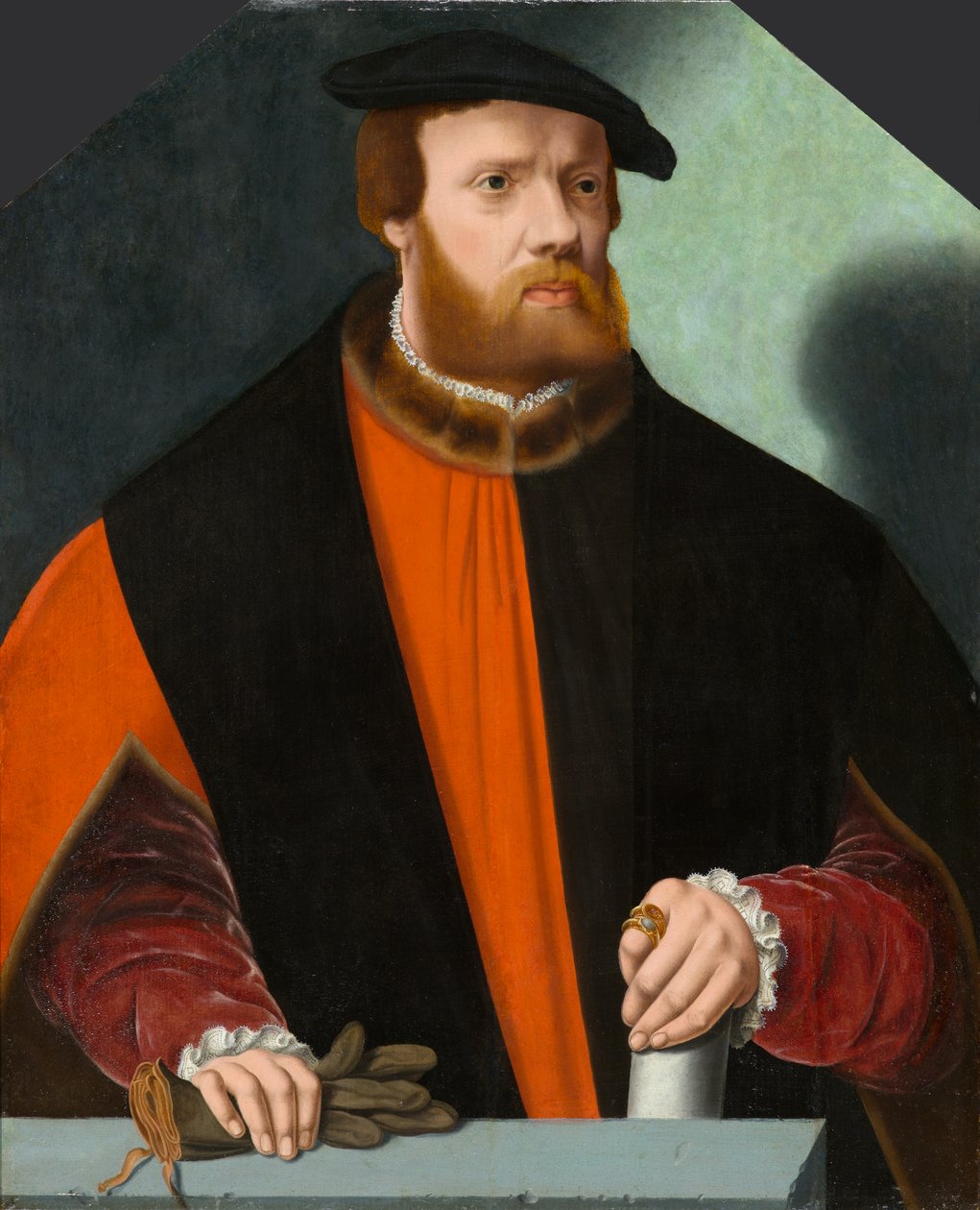 Heinrich Crüdener portréja, 1580-1590 körül (olaj, tábla) alkotó: Bartholomaus the Younger Bruyn