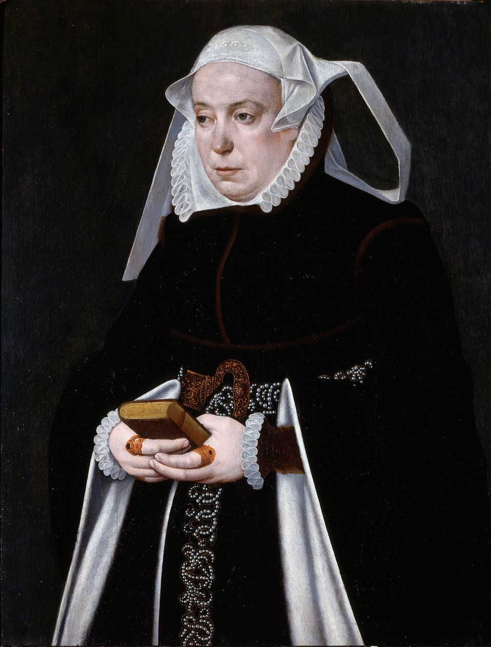Női portré, 1560-70 körüli (olaj, tábla) alkotó: Bartholomaus the Younger Bruyn