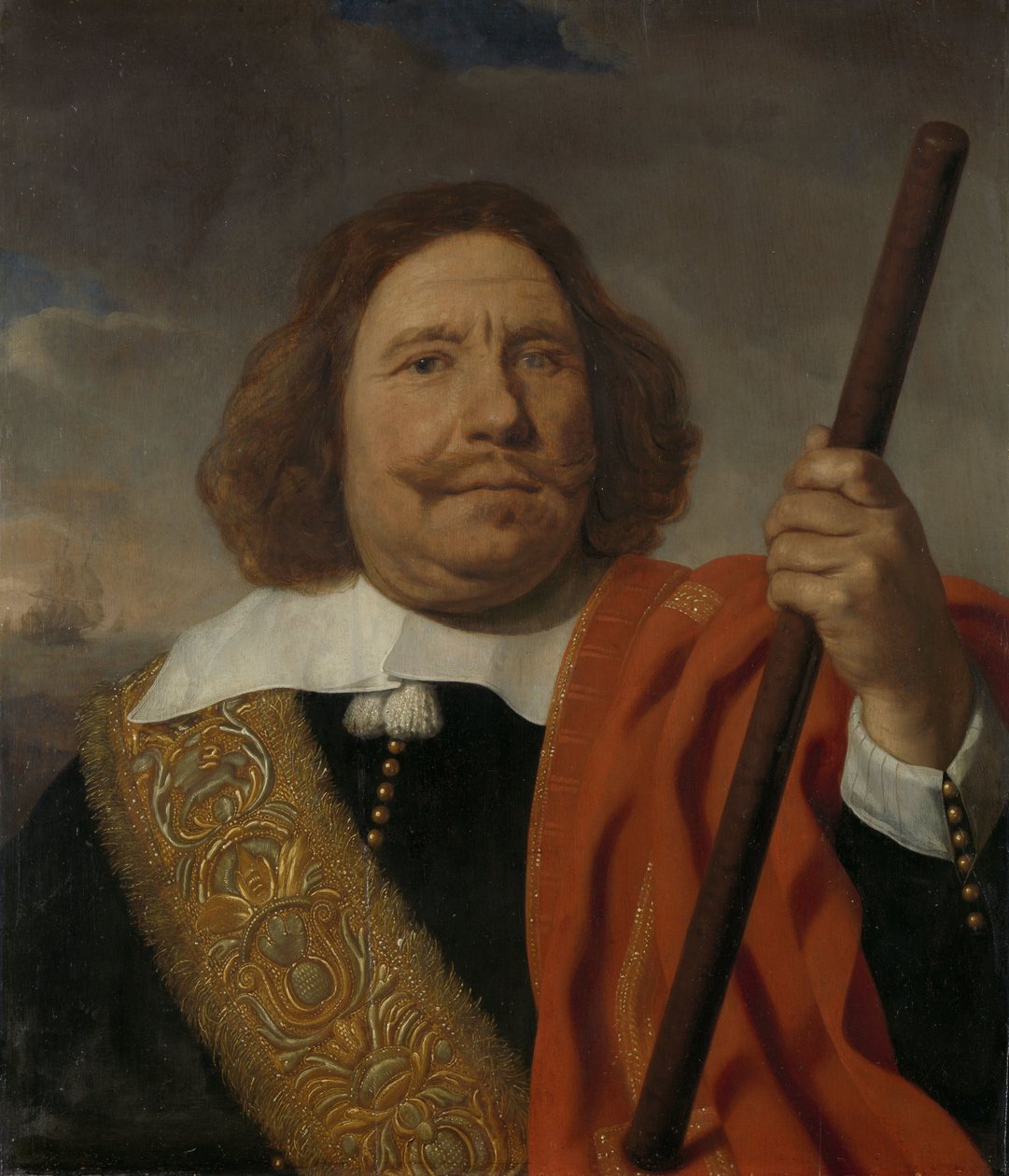 Egbert Meeuwsz Cortenaer (1600-65). Altengernagy, Rotterdami Maas admirális alkotó: Bartholomeus van der Helst