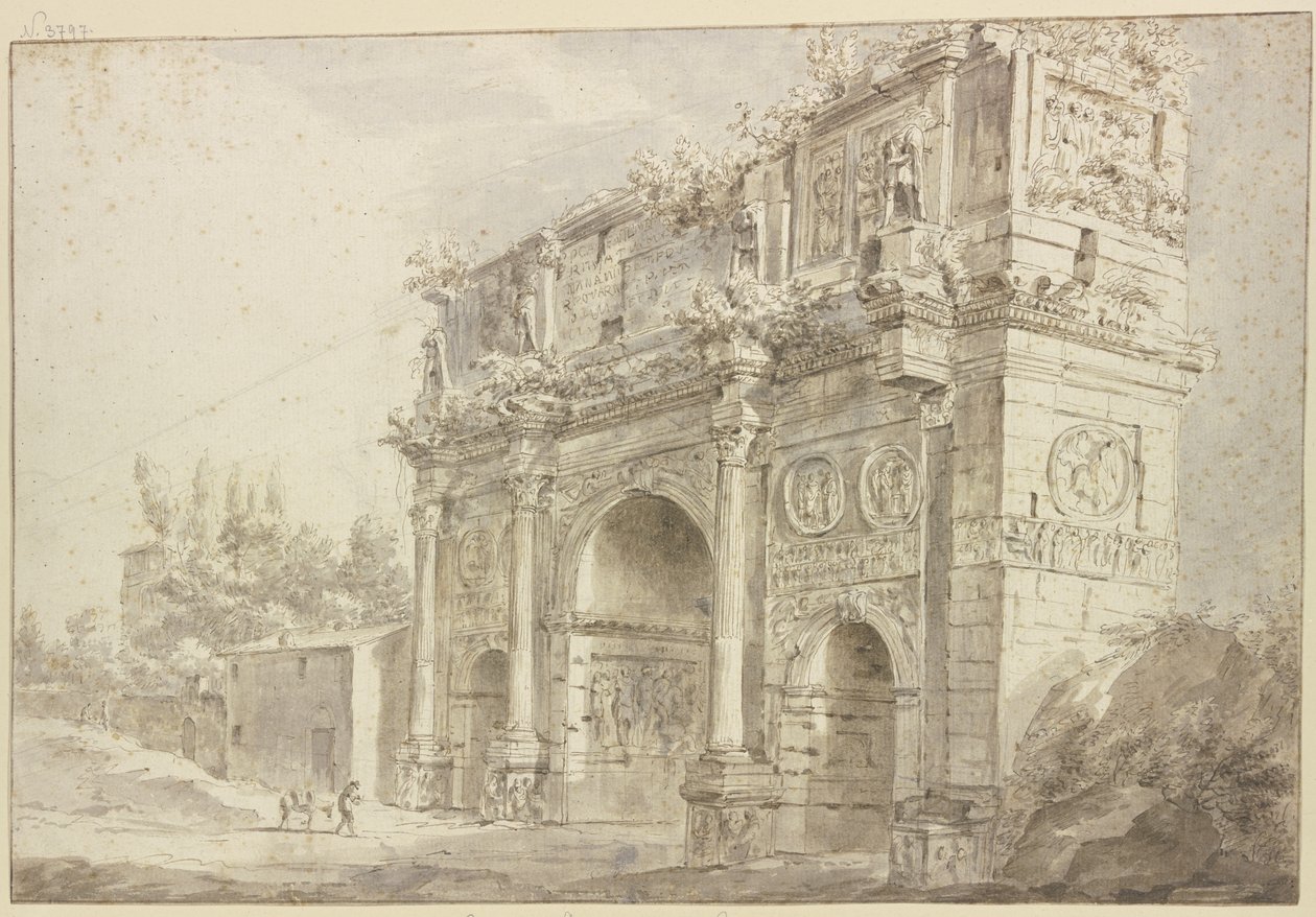 Konstantin-diadalív Rómában alkotó: Bartholomeus Breenbergh