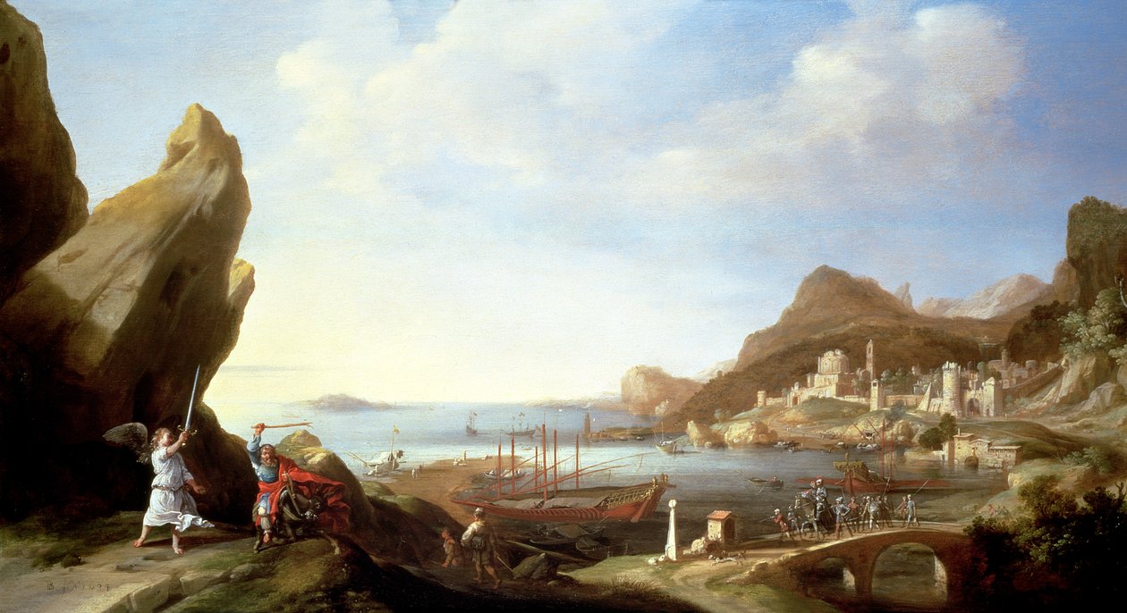 Bálám és a szamara alkotó: Bartholomeus Breenbergh
