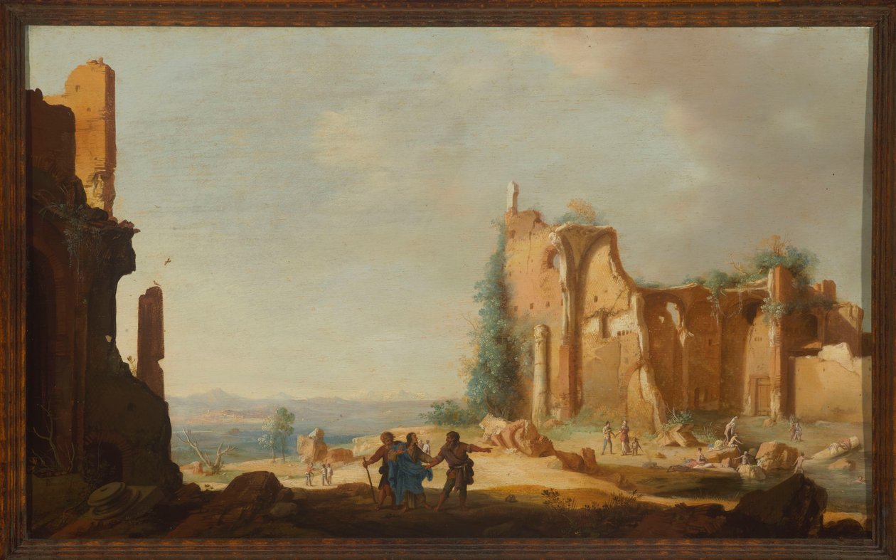 Krisztus az emmauszi úton alkotó: Bartholomeus Breenbergh