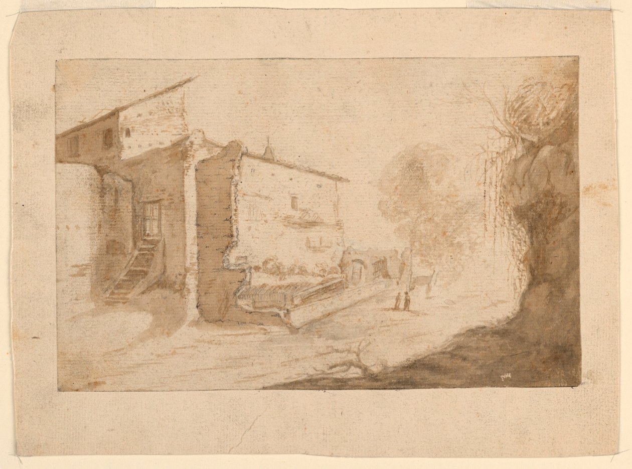 Olasz falu alkotó: Bartholomeus Breenbergh