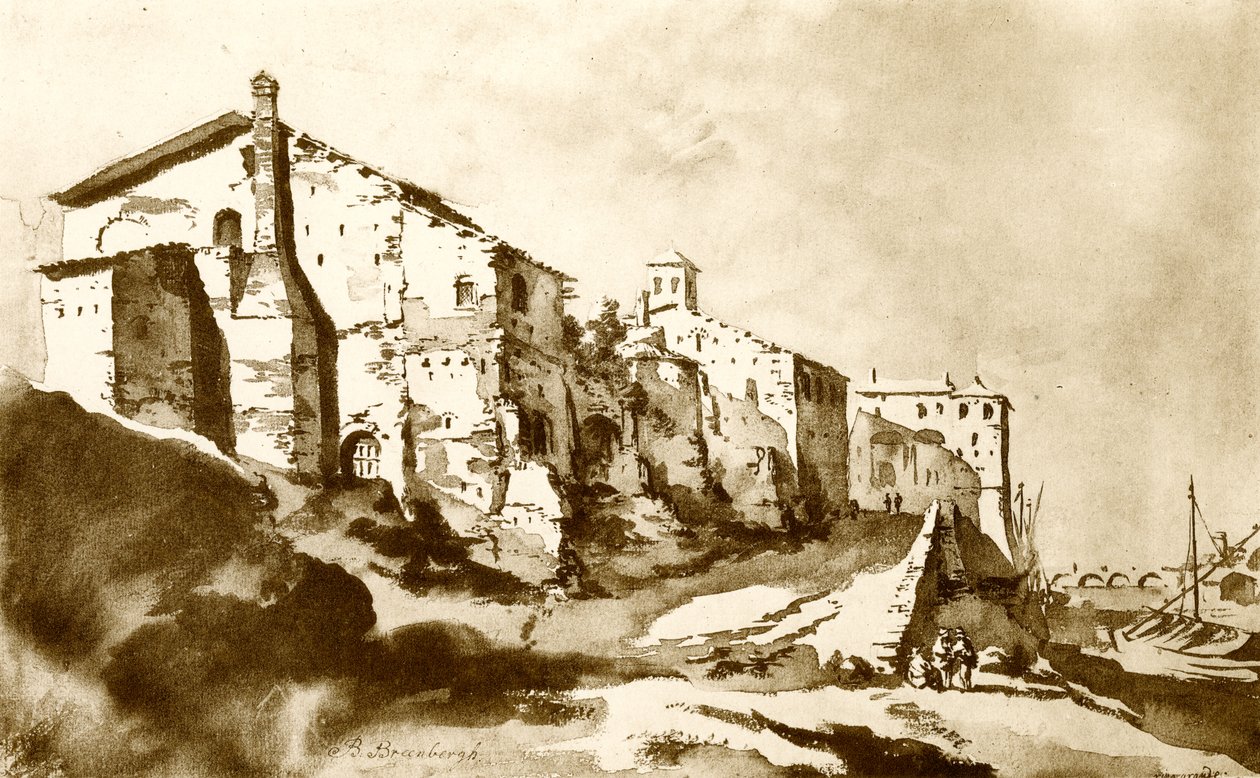 A Ripa Grande Rómában alkotó: Bartholomeus Breenbergh