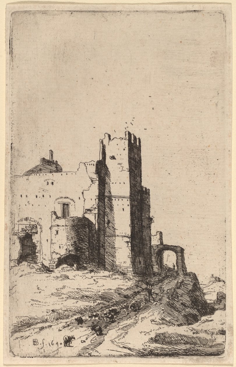 Leoni városa, Frascati közelében alkotó: Bartholomeus Breenbergh