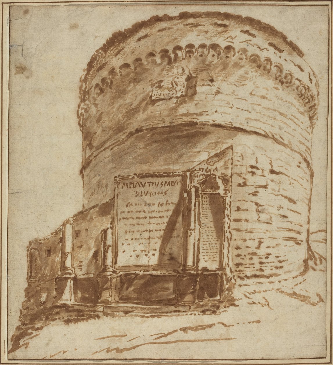 Plautius sírja alkotó: Bartholomeus Breenbergh
