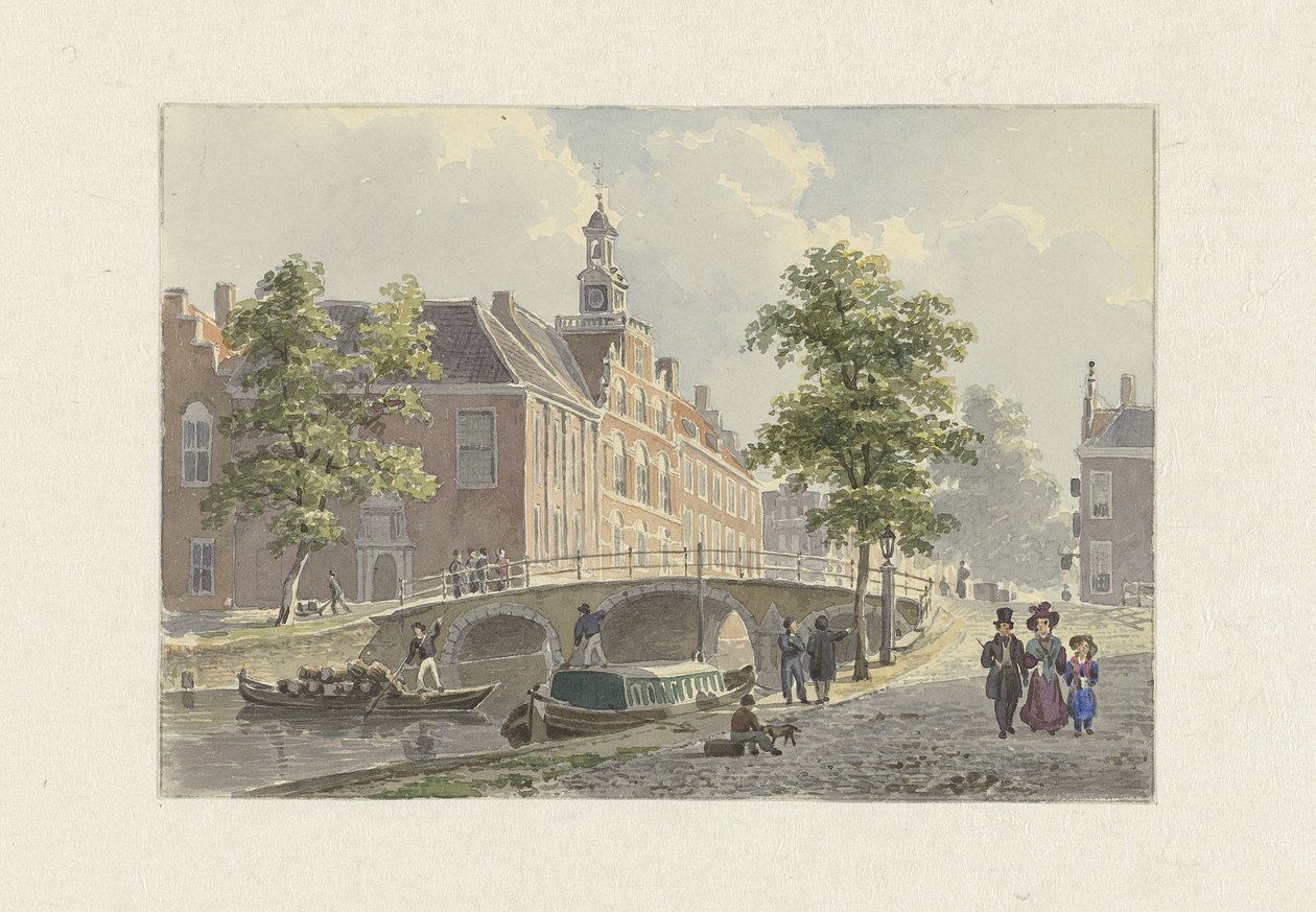 A hágai Spui délre nézve alkotó: Bartholomeus Johannes van Hove