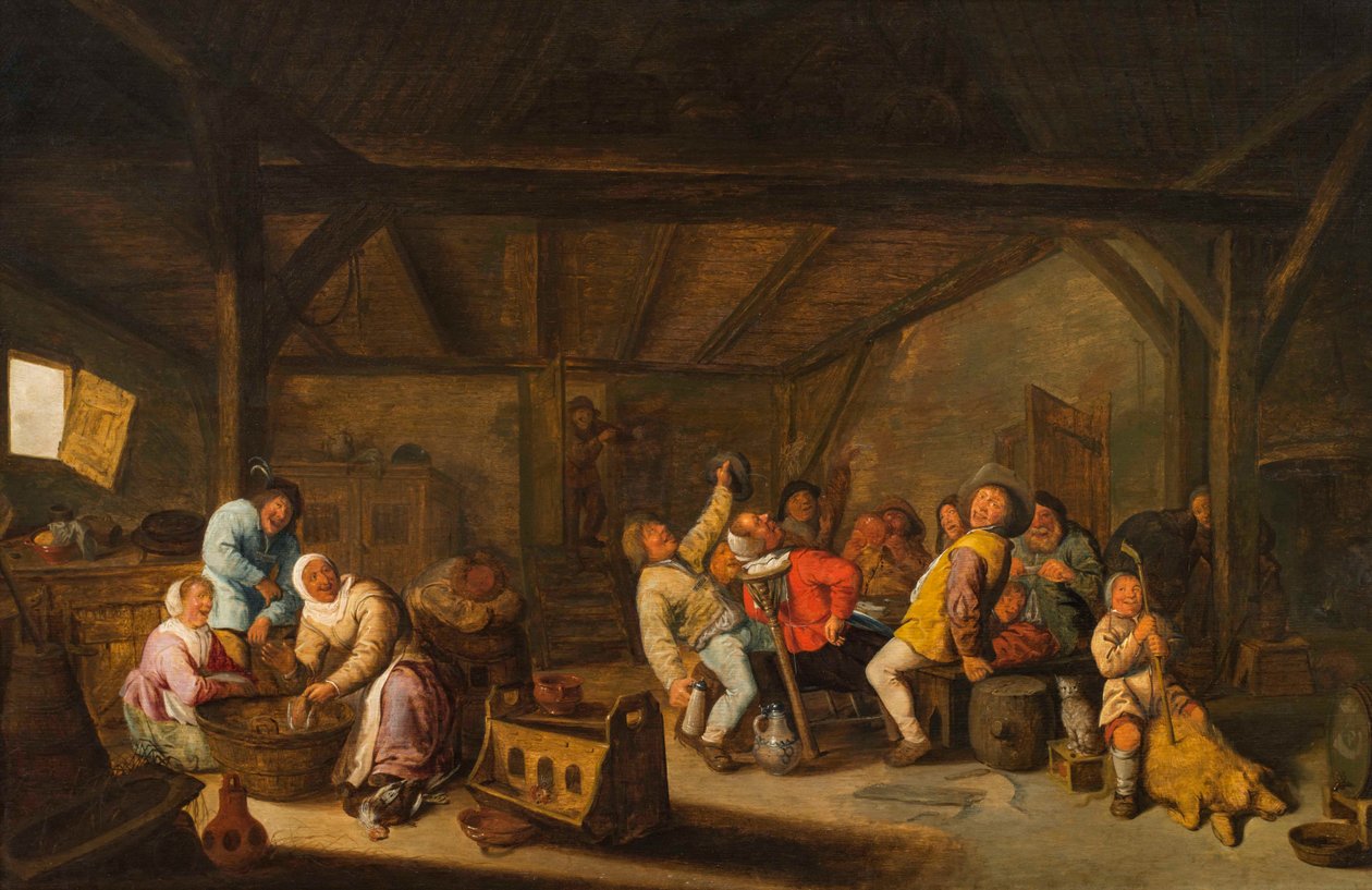Tizenkettedik éjszaka, 17. század alkotó: Bartholomeus Molenaer