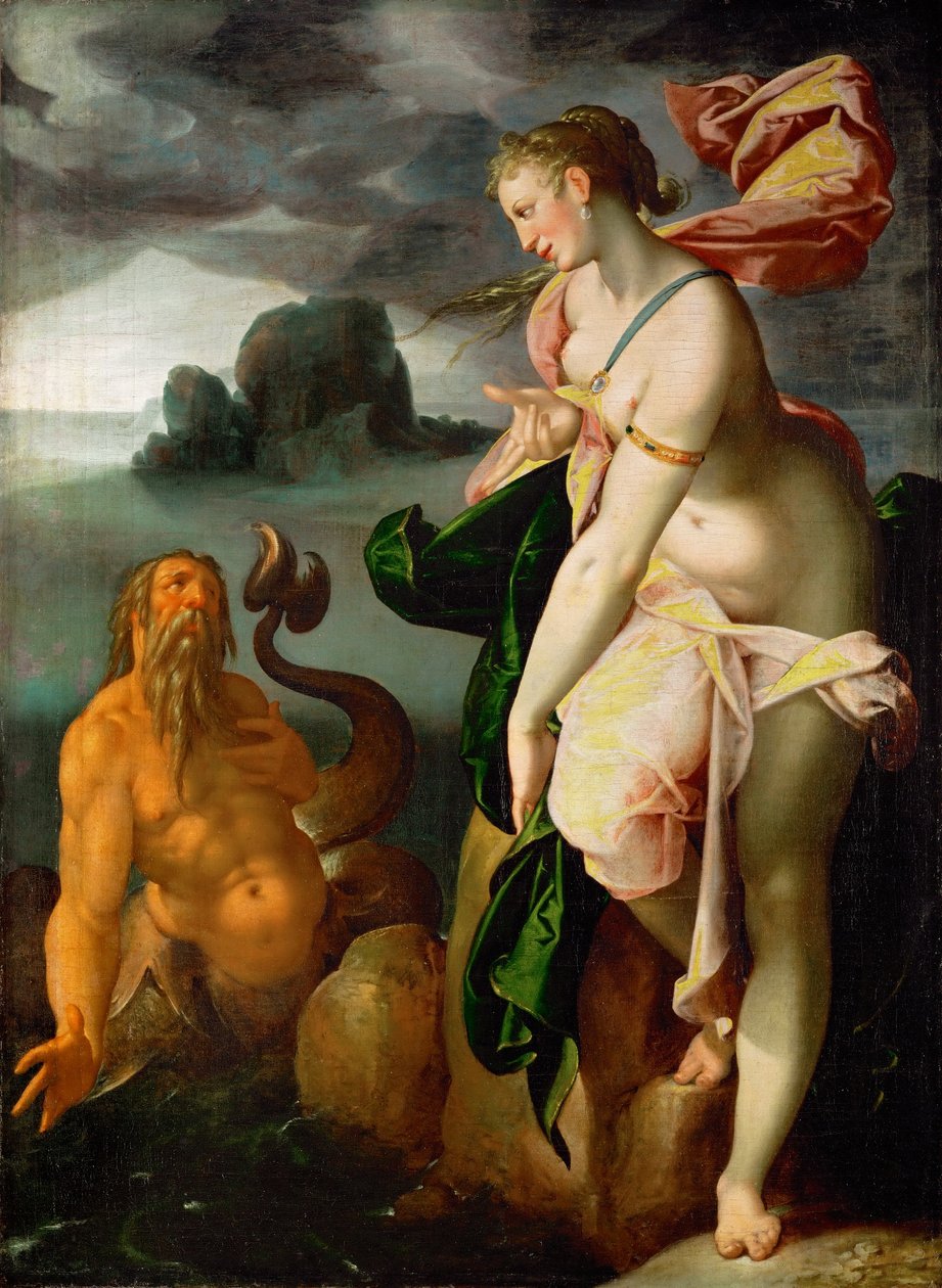 Glaucus és Scylla alkotó: Bartholomeus Spranger