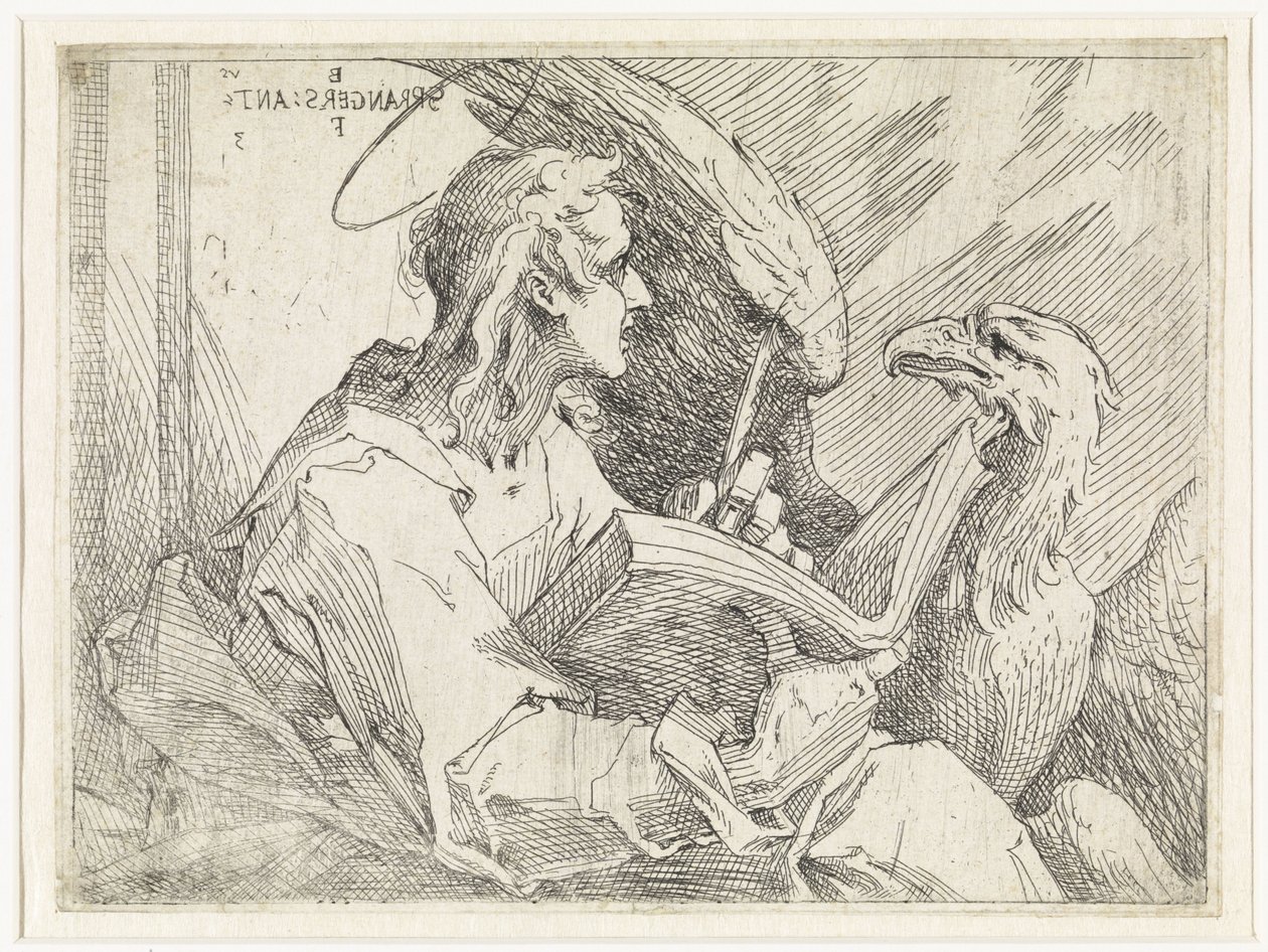 János evangélista alkotó: Bartholomeus Spranger