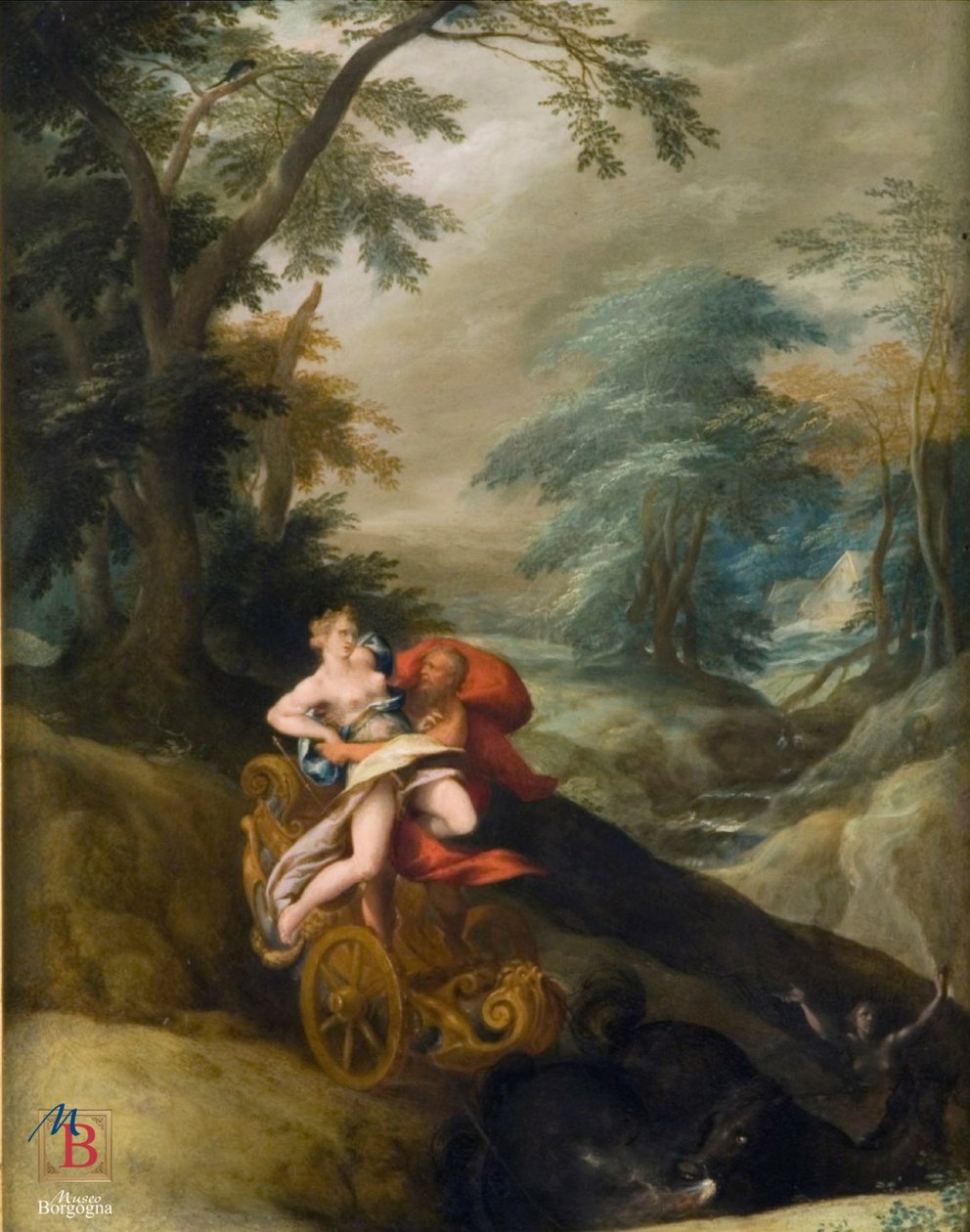 Perszephoné megerőszakolása alkotó: Bartholomeus Spranger