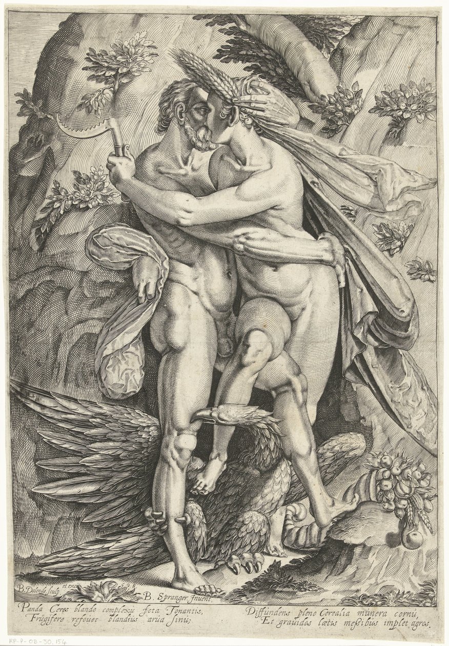 Plútó és Ceres alkotó: Bartholomeus Willemsz. Dolendo