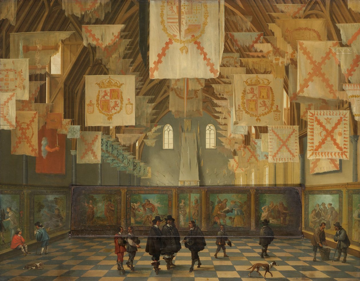 Az 1651. évi nagygyűlés A hágai Binnenhof nagyterme, az államok 1651-es nagygyűlése idején alkotó: Bartholomeus van Bassen
