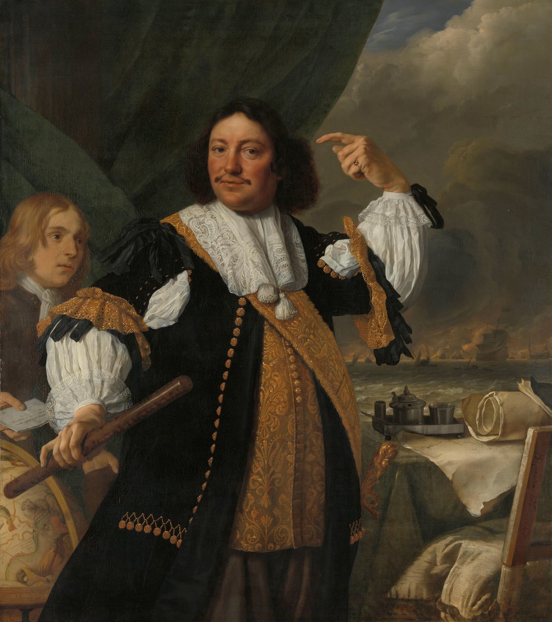Aert van Nes (1626–1693), admirális alkotó: Bartholomeus van der Helst