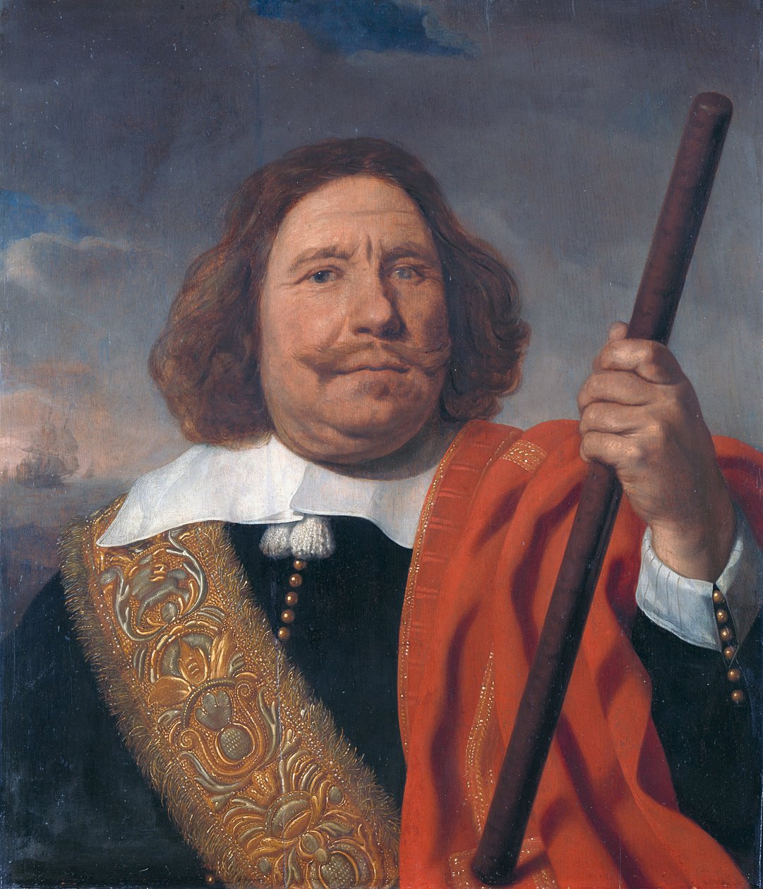 Holland: Egbert Meeuwsz Cortenaer (1605-65), a Maason Egbert Meeuwsz Cortenaer (1605-65), a Maas admirálisának admirális-helyettese. Admirálishelyettes, Maas-parti admiralitás, Rotterdam alkotó: Bartholomeus van der Helst