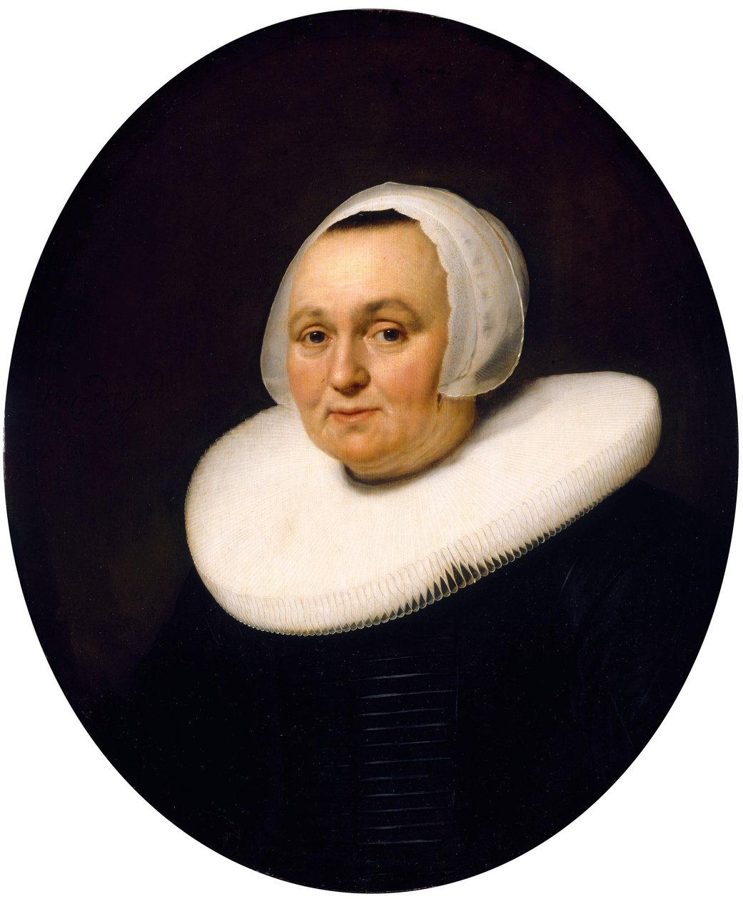 Maritge Jansdr Pesser portréja (kb. 1593-1649) alkotó: Bartholomeus van der Helst