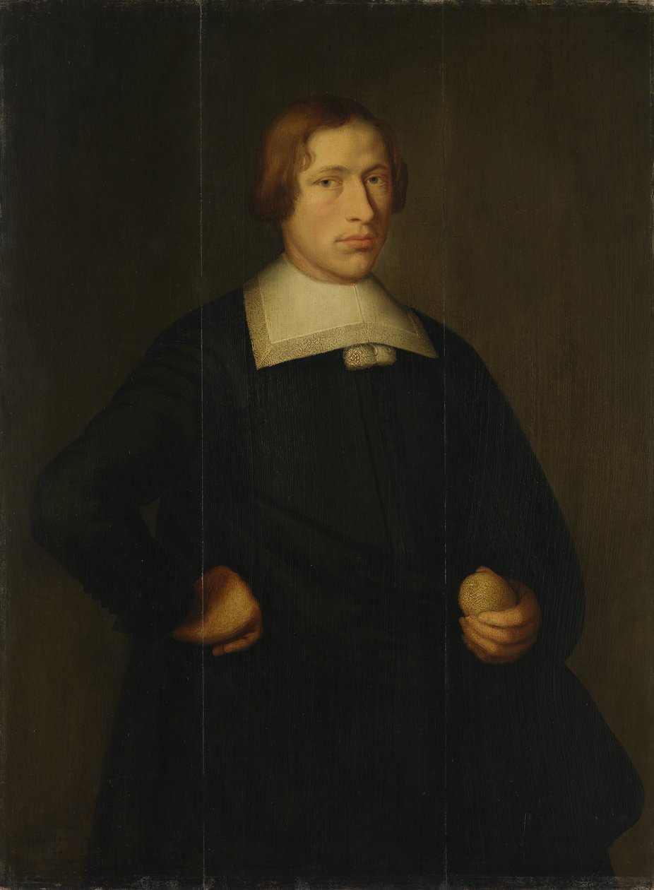Egy fiatal férfi portréja citrommal alkotó: Bartholomeus van der Helst