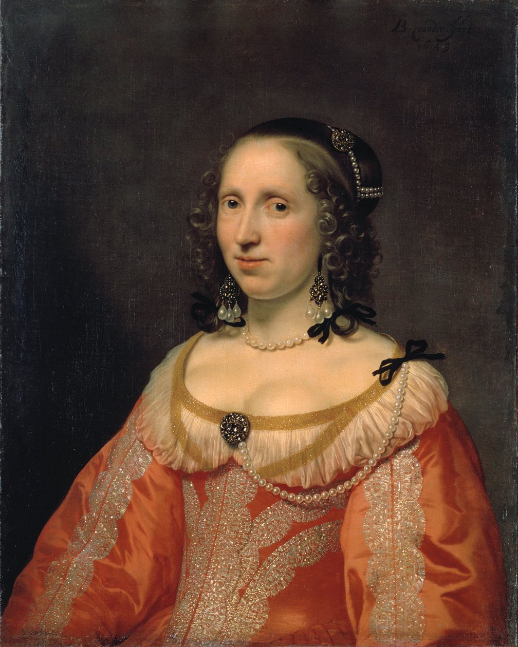 Női portré, 1649. alkotó: Bartholomeus van der Helst