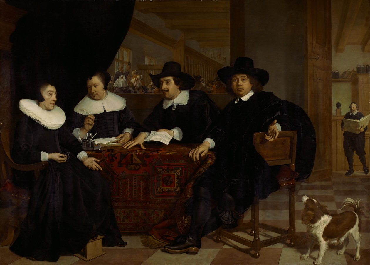 A Spinhuis két régens és két régensnője alkotó: Bartholomeus van der Helst