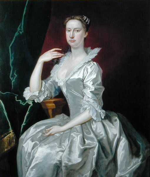 Elizabeth Ingram asszony portréja (olaj, vászon) alkotó: Bartholomew Dandridge