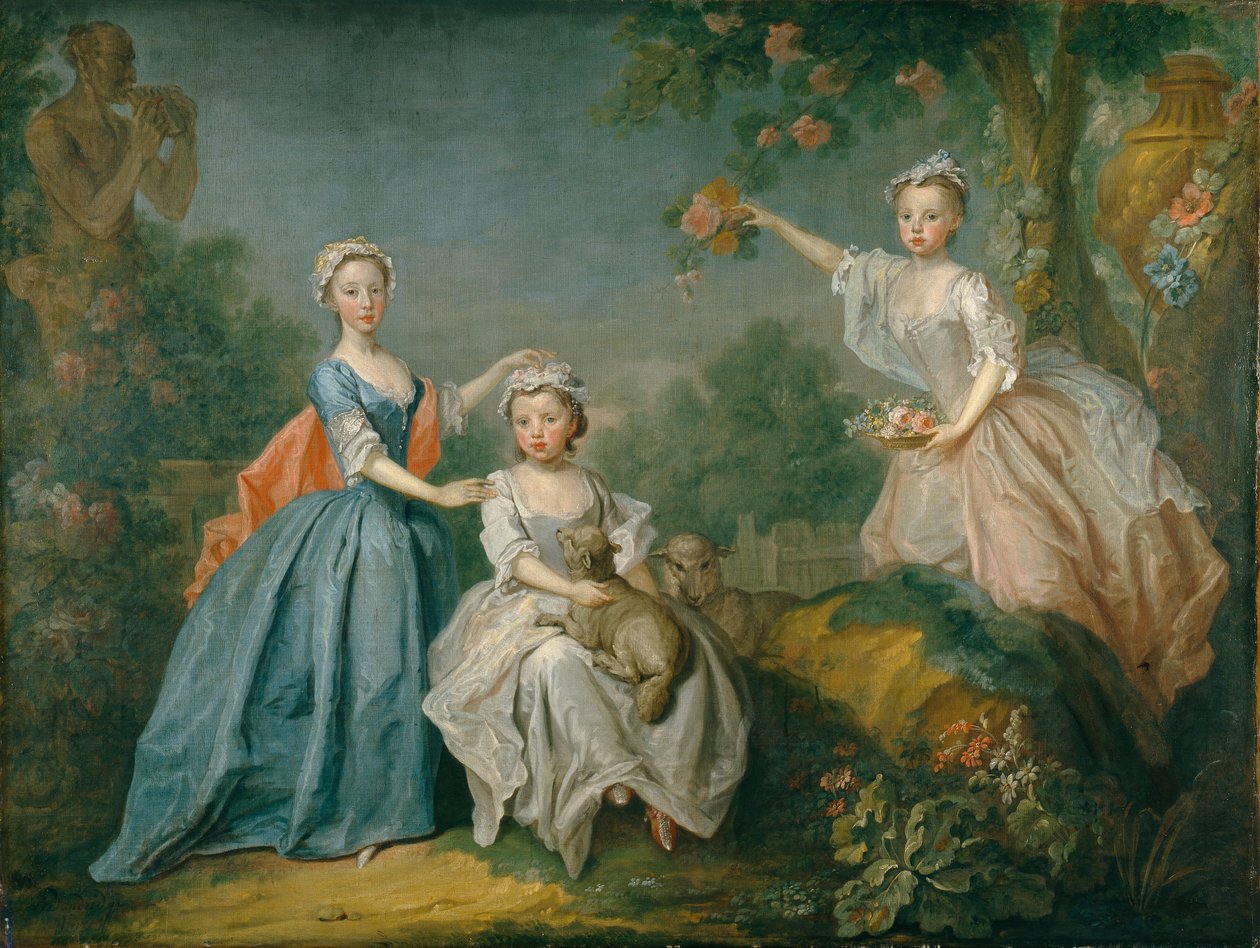 The Ladies Noel, 1740 körül (olaj, vászon) alkotó: Bartholomew Dandridge