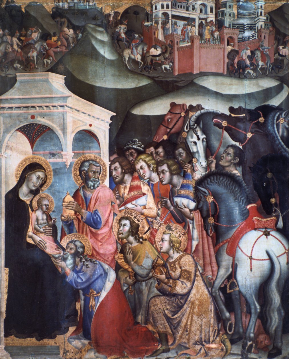 Mágusok imádása, 1380-as évek alkotó: Bartolo di Fredi