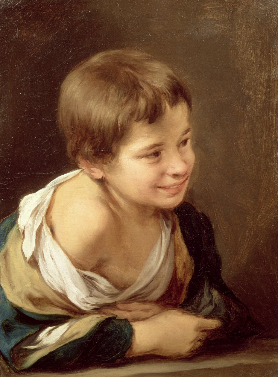 Párkányra támaszkodó parasztfiú, 1670-80 alkotó: Bartolomé Esteban Murillo