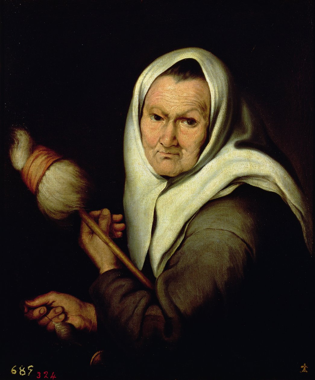 Egy öregasszony forog alkotó: Bartolomé Esteban Murillo