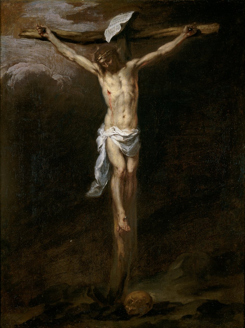 Keresztre feszített Krisztus alkotó: Bartolomé Esteban Murillo