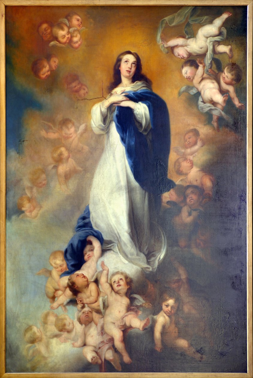 A tiszteletreméltók szeplőtelen fogantatása alkotó: Bartolomé Esteban Murillo