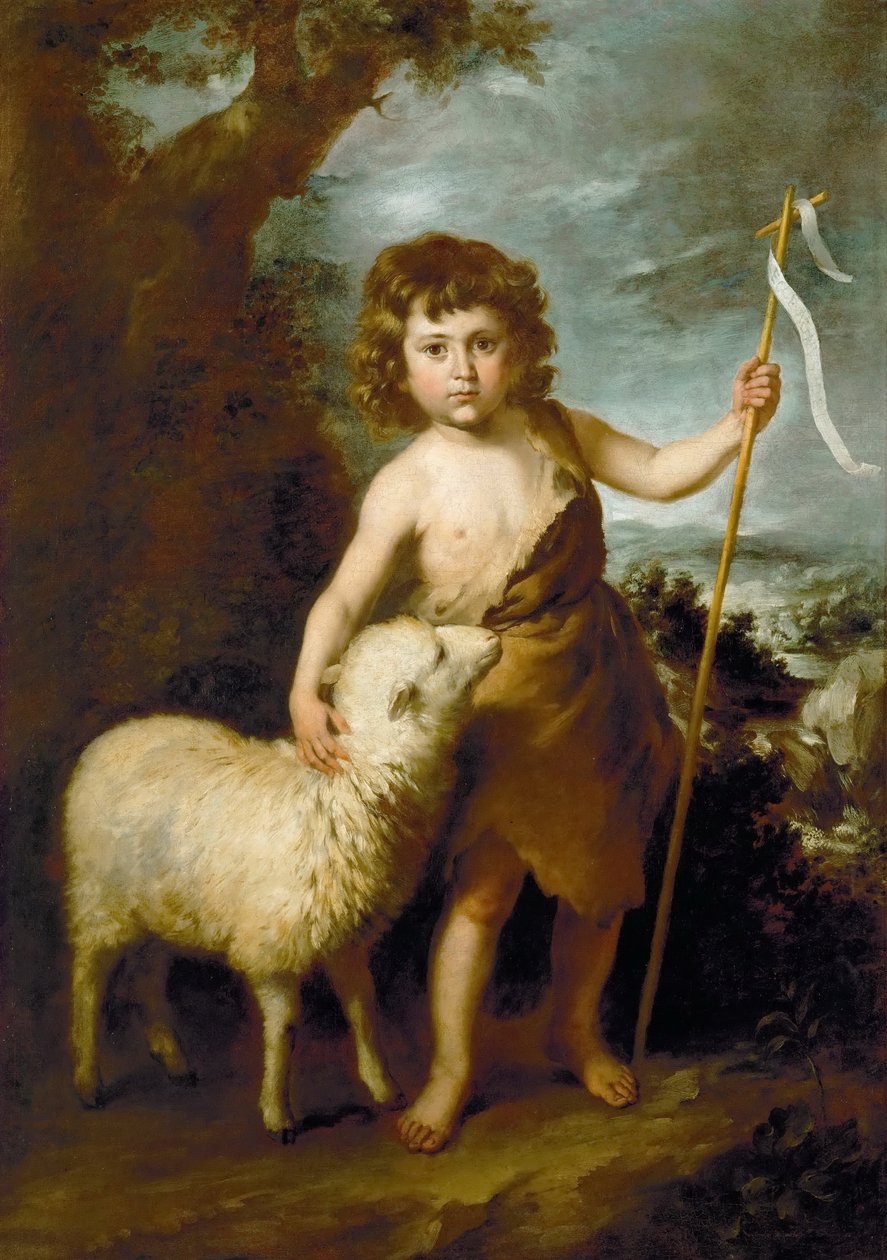 Keresztelő János gyerekkorában alkotó: Bartolomé Esteban Murillo
