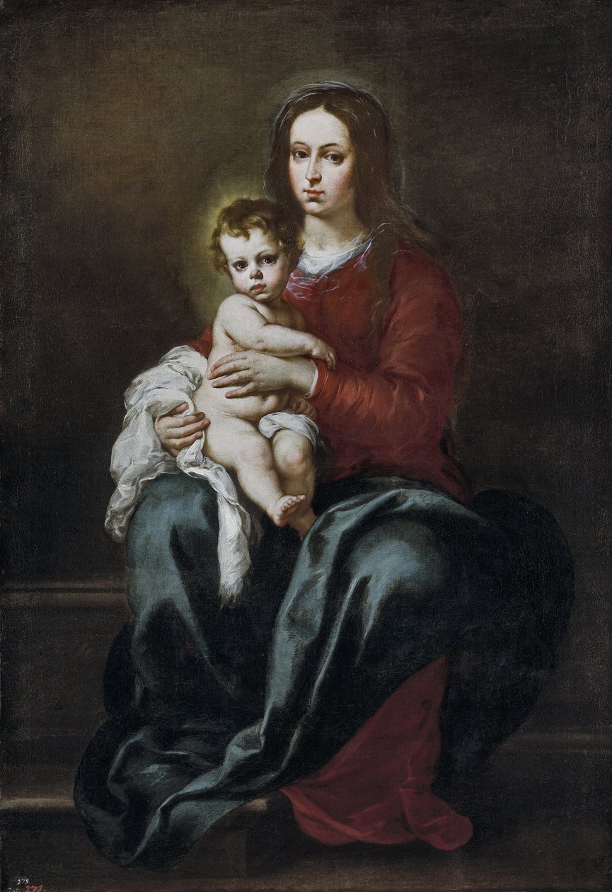 Madonna és gyermeke alkotó: Bartolomé Esteban Murillo